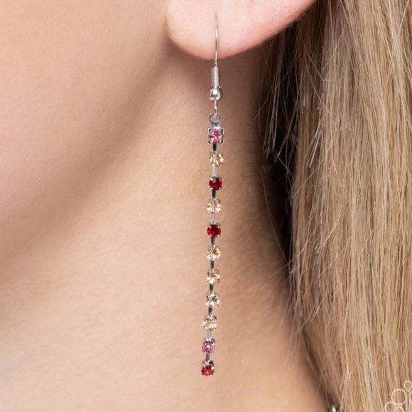 💗💎💗 “VICTORIAN INFLUENCE” RED NECKLACE WITH FREE MATCHING EARRINGS ~ PAPARAZZI❗️ - Picture 2 of 6